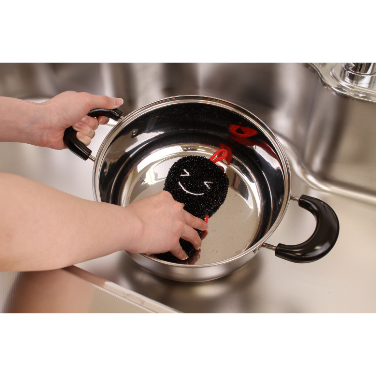 ニコニコスポンジ ハッピー ブラック ハッピー ブラック