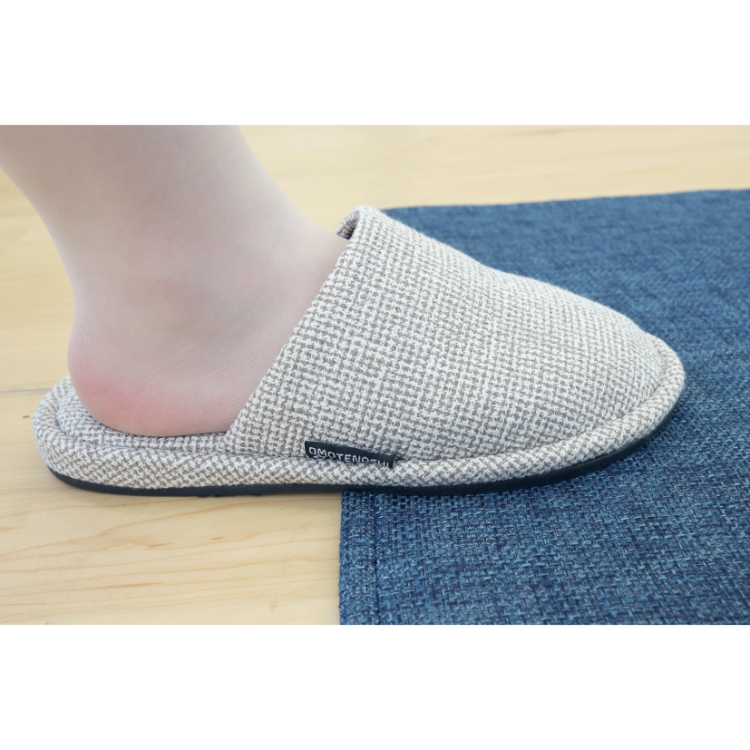 Pally Pally(パリ―パリ―) はっ水加工の洗濯機で丸洗いできるキッチンマット120㎝ ブルー ブルー 120㎝