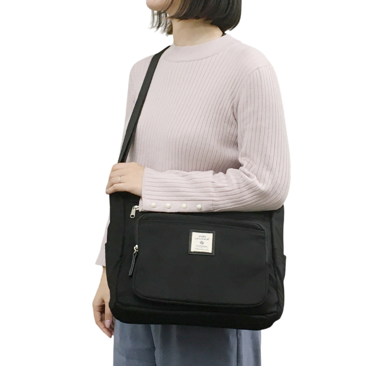 【anello】アネロ GRANDE CINNAMON ショルダーバッグ ブルーグレー ブルーグレー ショルダーバッグ