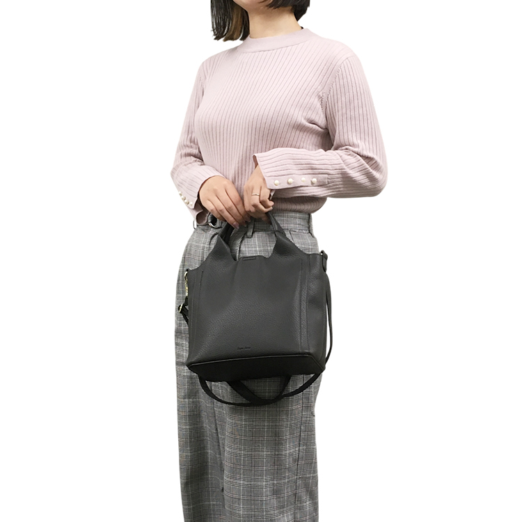 【Legato Largo】レトロシボ 2WAYトートバッグ ライトベージュ ライトベージュ