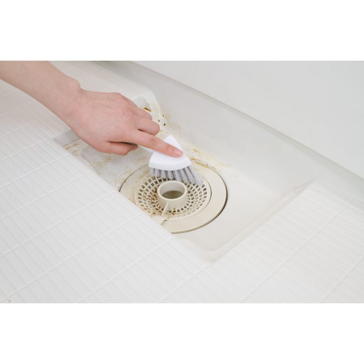 お風呂用すみずみブラシ グレー グレー