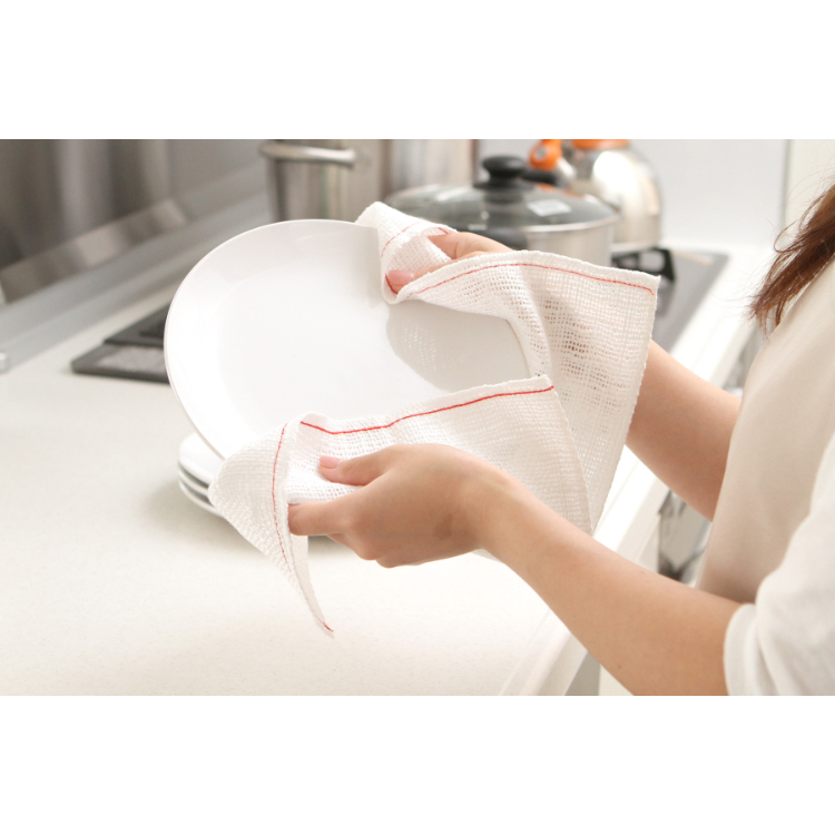 ビストロ先生 ふっくら綿の吸水ふきん2枚入