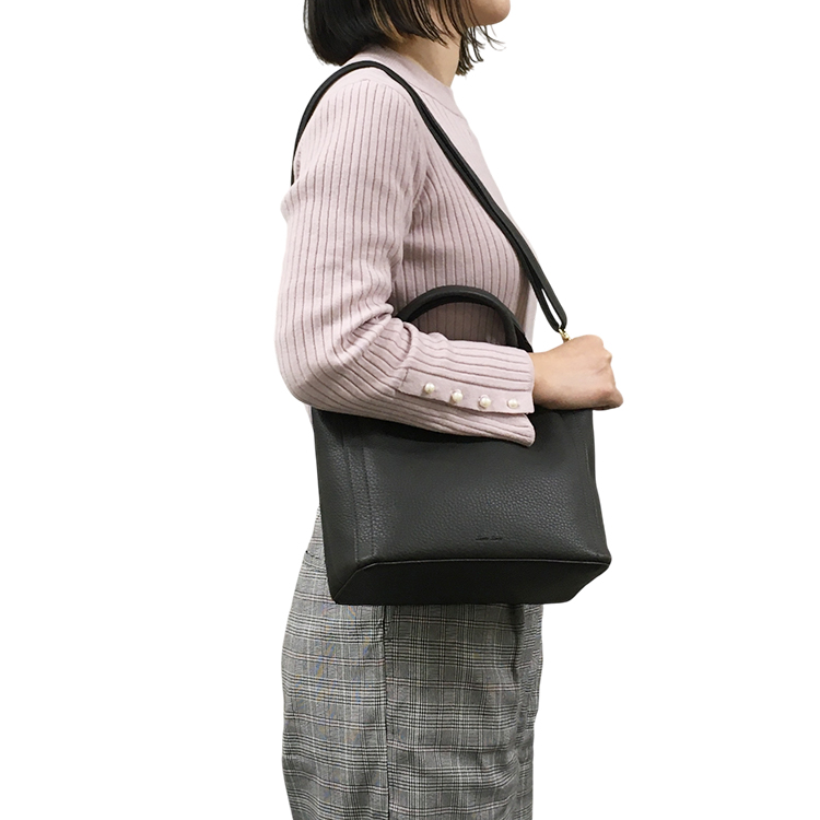 【Legato Largo】レトロシボ 2WAYトートバッグ ライトベージュ ライトベージュ