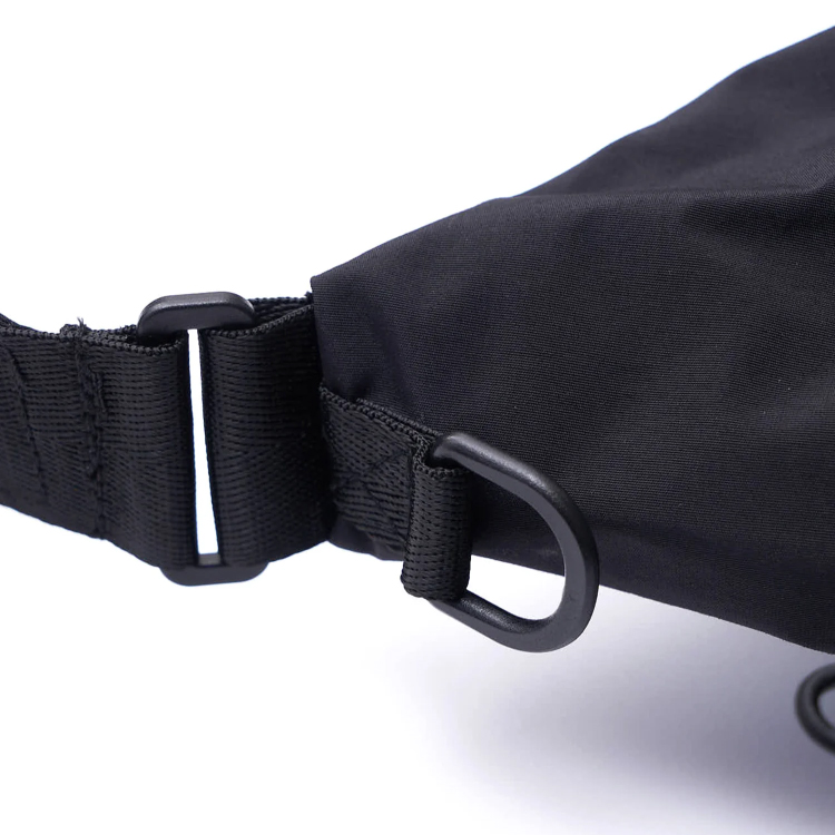 【KiU】ナイロンクロスボディショルダーバッグ ブラック ブラック