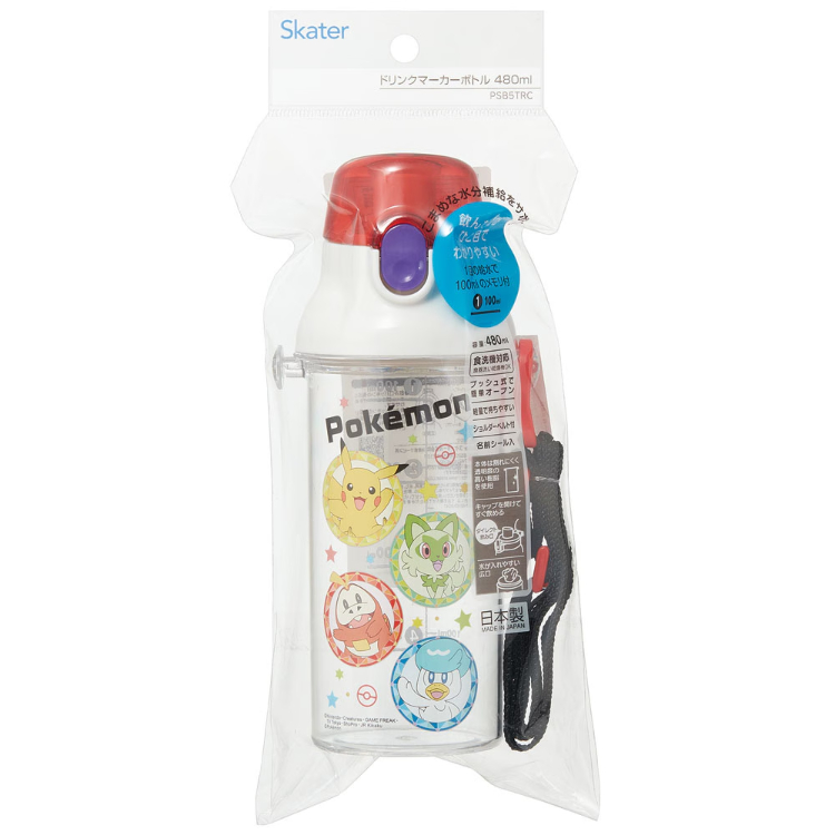 ポケットモンスター 健康クリアマーカーボトル 480ml ポケモン23N