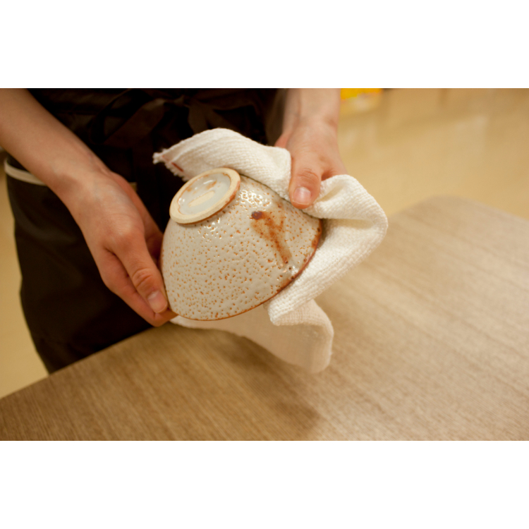 ビストロ先生 ふっくら綿の吸水ふきん2枚入