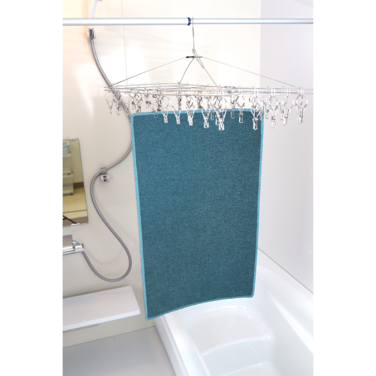 PallyPally(パリ―パリ―) キッチンマット 47×80cm ターコイズ ターコイズ 47×80cm