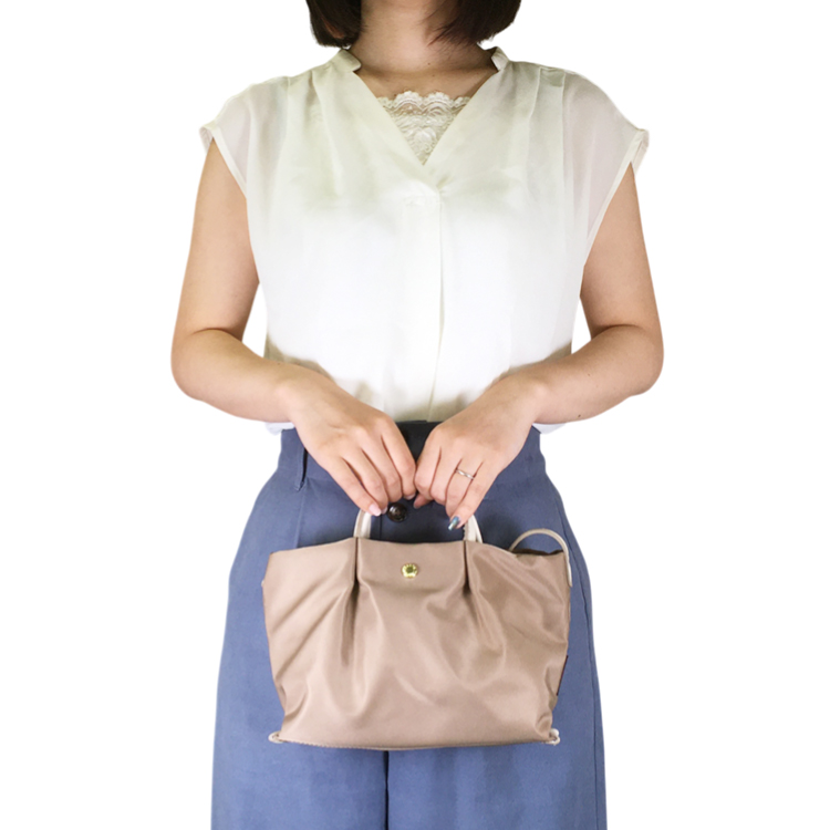 【Legato Largo】肩楽 合皮 ミニショルダー シルバー シルバー ミニショルダー