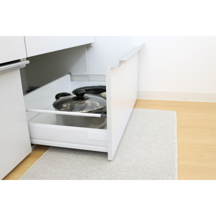 PallyPally(パリ―パリ―) キッチンマット 47×80cm アイボリー アイボリー 47×80cm