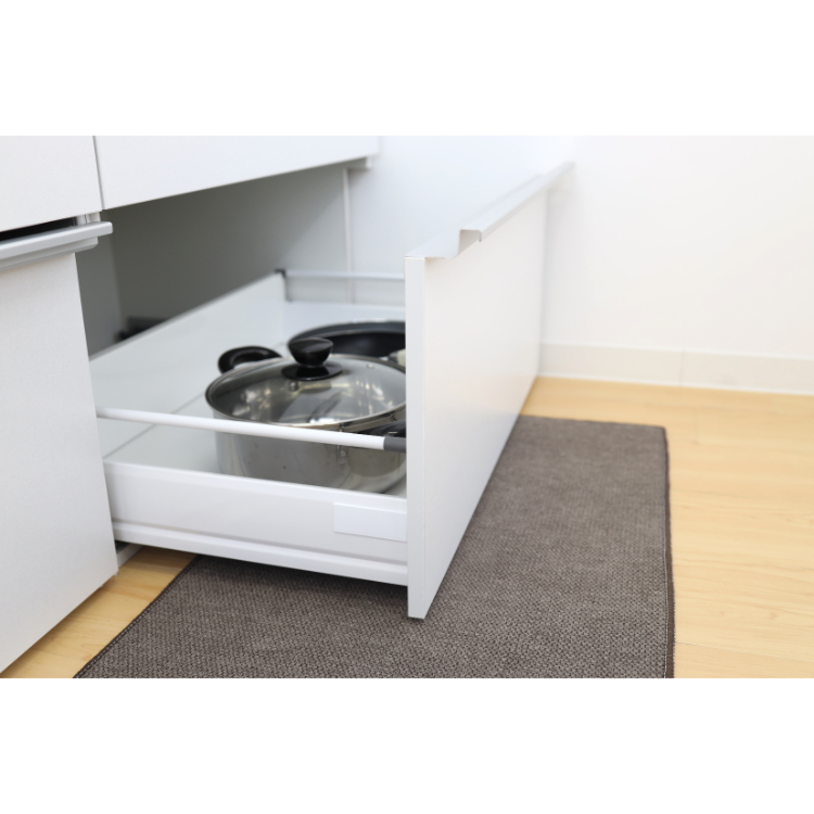 PallyPally(パリ―パリ―) キッチンマット 47×80cm ブラウン ブラウン 47×80cm