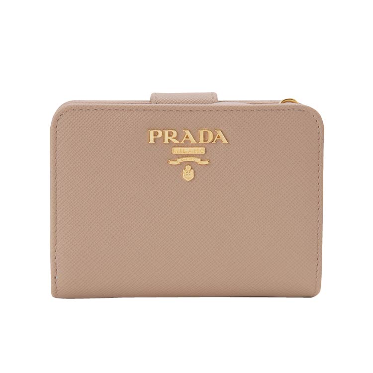 オータムブランドコレクション〕［9］【PRADA】プラダ コンパクト財布