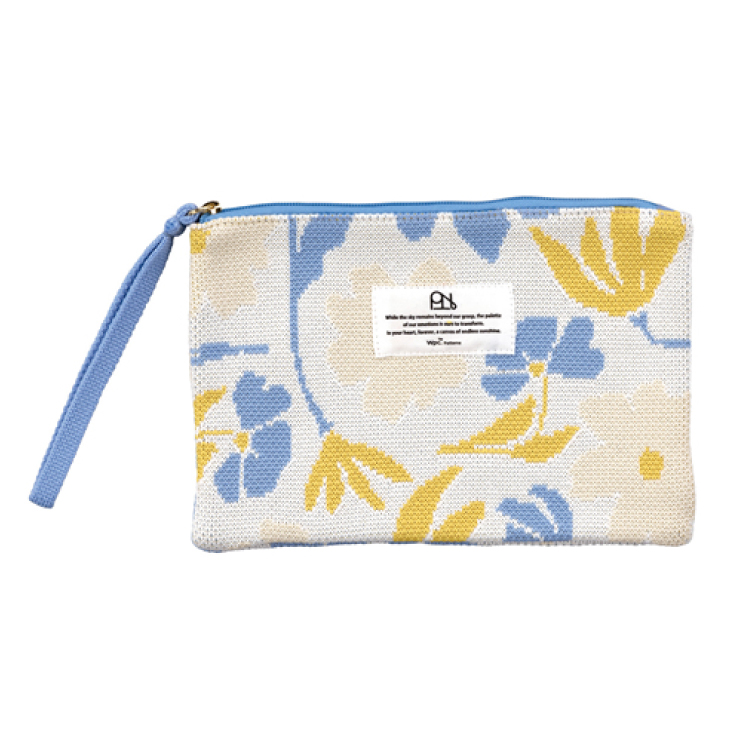 【WPC】ニットフラットポーチ ポルクオフ ポルクオフ フラットポーチ