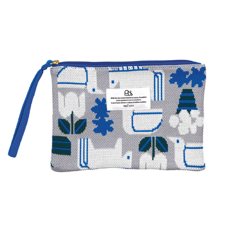 【WPC】ニットフラットポーチ フォーゲルヴェンネ フォーゲルヴェンネ フラットポーチ