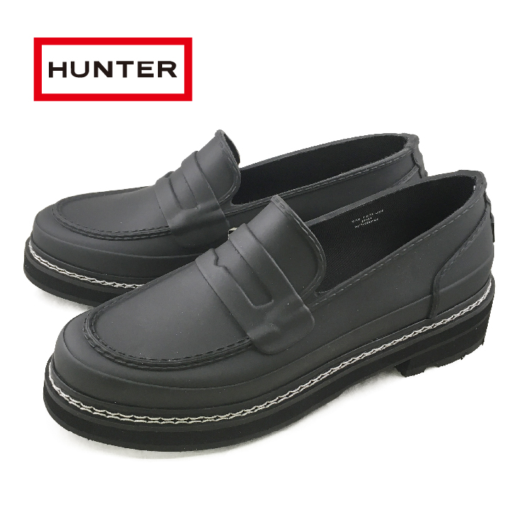 HUNTER】ハンター WOMENS REF STITCH PENNY LOAFER UK6（約25cm）(UK6