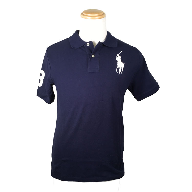 [母の日&ネットストア限定特価]【POLO RALPH LAUREN】ポロラルフローレン ビッグポニーポロシャツ ボーイズLサイズ ネイビー