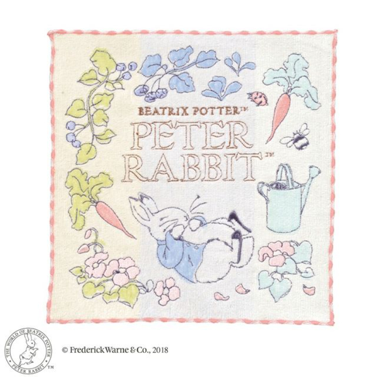 ピーターラビット クロップ ミニタオル: ビジター表示商品｜ファンビ