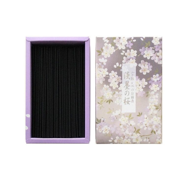 日本香堂 宇野千代のお線香 淡墨 ( うすずみ ) の桜 バラ詰: ビジター