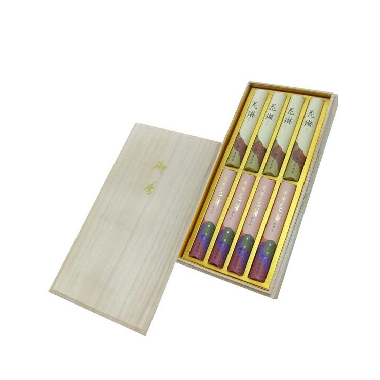 薫寿堂 花琳・特撰花琳アソート 桐箱 短寸 8入: ビジター表示商品