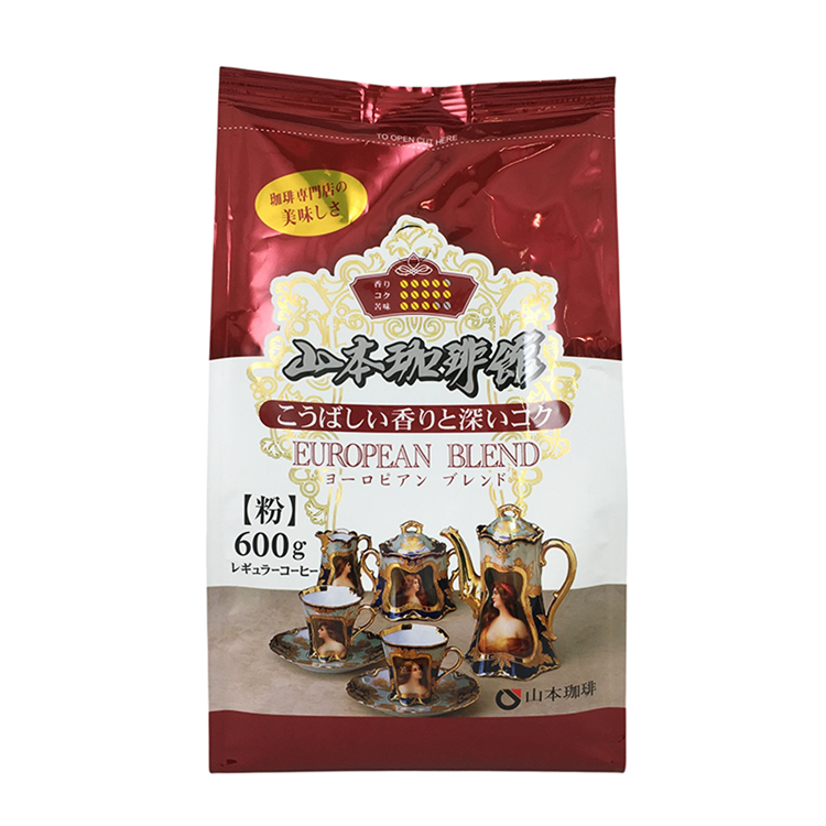 山本珈琲館ヨーロピアンブレンド600g: ビジター表示商品｜ファンビ寺内
