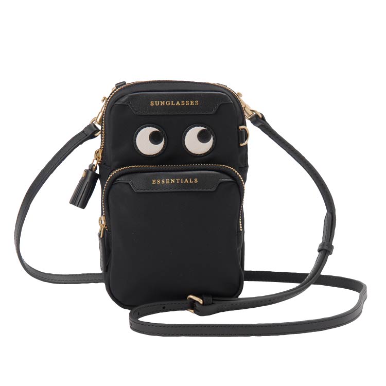 〔ブランドコレクション〕［4］【ANYYA HINDMARCH】アニヤハインドマーチ　ショルダーバッグ BLACK