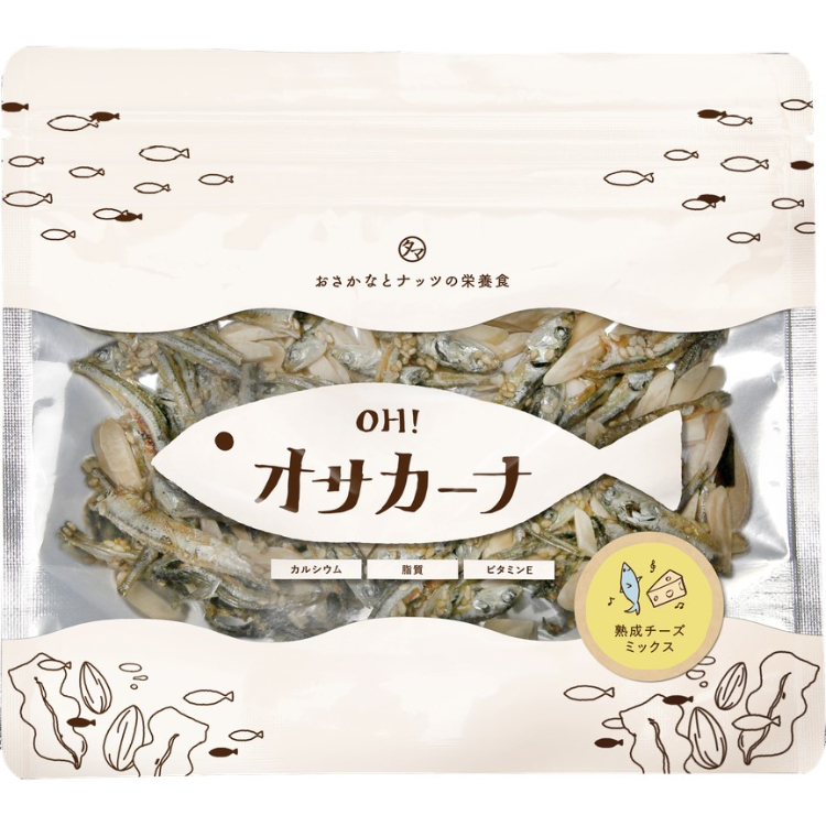 OH!オサカーナ 熟成チーズミックス 80g 熟成チーズミックス