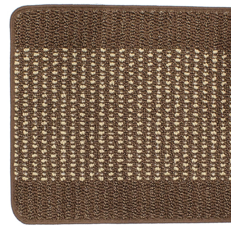 優踏生洗いやすい キッチンマット 約45cm×240cm ブラウン ブラウン 45cm×240cm