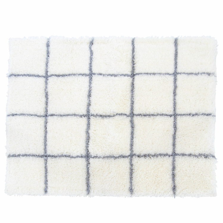 乾度良好 モディッシュ バスマット 約45cm×60cm ホワイト ホワイト