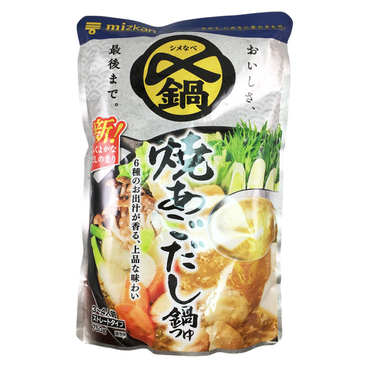 ミツカン 〆まで美味しい 焼あごだし鍋つゆ750g
