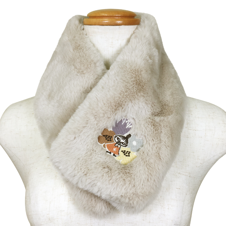 ムーミン エコファー ティペット ベージュ 26/ベージュ