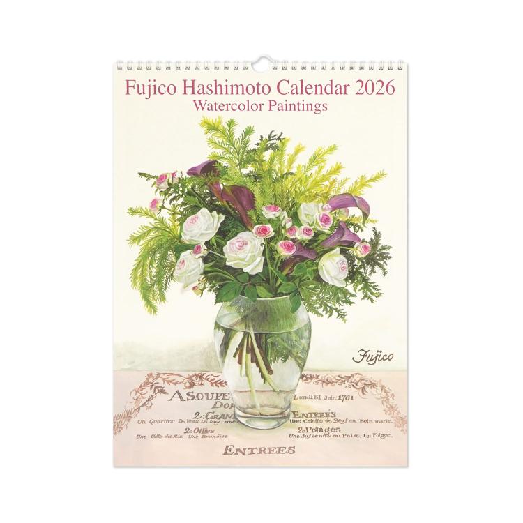 【2026年カレンダー・手帳】橋本不二子ローゼス2026カレンダーL L