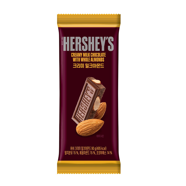 ハーシー ラージサイズ クリーミーミルクチョコレートウィズアーモンドバー クリーミーミルクチョコレートウィズアーモンドバー