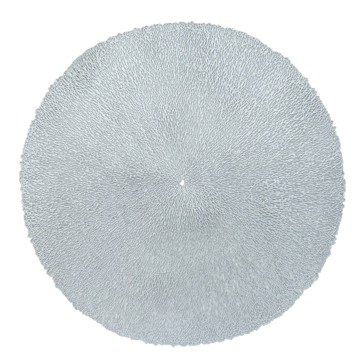 プレイスマット ももとせ ラウンド シルバー シルバー