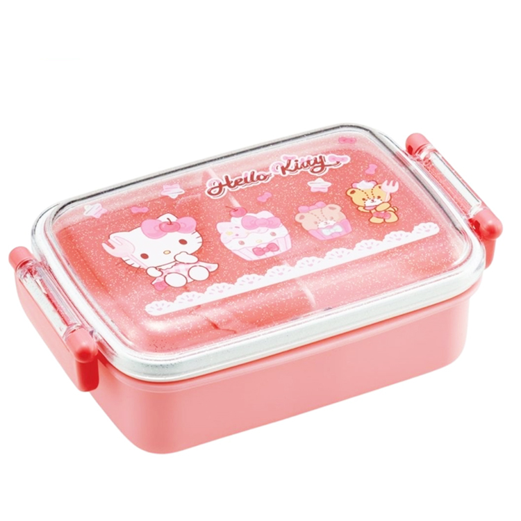 ハローキティ ふわっとタイトランチボックス ファンシー 450ml