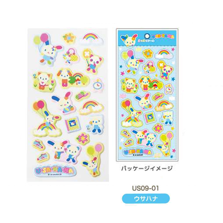 ウサハナ プクプクシール ウサハナ(3月下旬入荷予定) プクプクシール