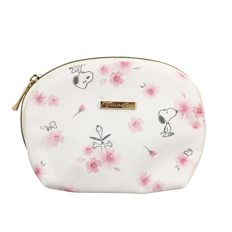 【SNOOPY】スヌーピー ラウンドティッシュポーチ さくら/WH WH ラウンドティッシュポーチ