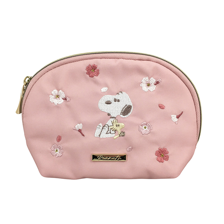【SNOOPY】スヌーピー ラウンドティッシュポーチ さくら/PK PK ラウンドティッシュポーチ