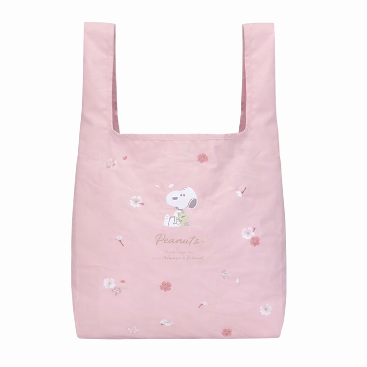 【SNOOPY】スヌーピー エコバッグM さくら/PK PK エコバッグM