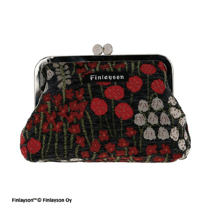 【フィンレイソン】口金ポーチ アルマス/レッド アルマス/レッド 口金ポーチ