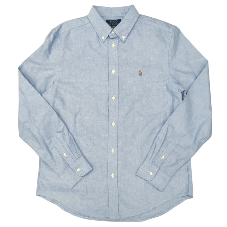 【POLO LALPH LAUREN/ポロラルフローレン】オックスフォード ボタンダウン シャツ ブルー ボーイズXL ブルー ボーイズXL