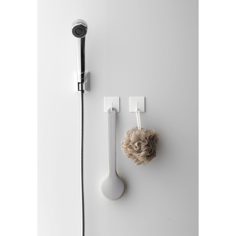 山崎実業 MIST マグネットバスルームフック 2個組 ホワイト