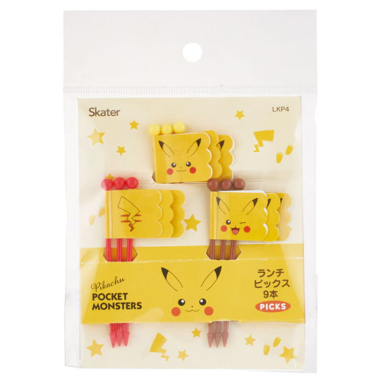 ポケットモンスター ランチピックス 9本入 ピカチュウフェイス23 ピカチュウフェイス23