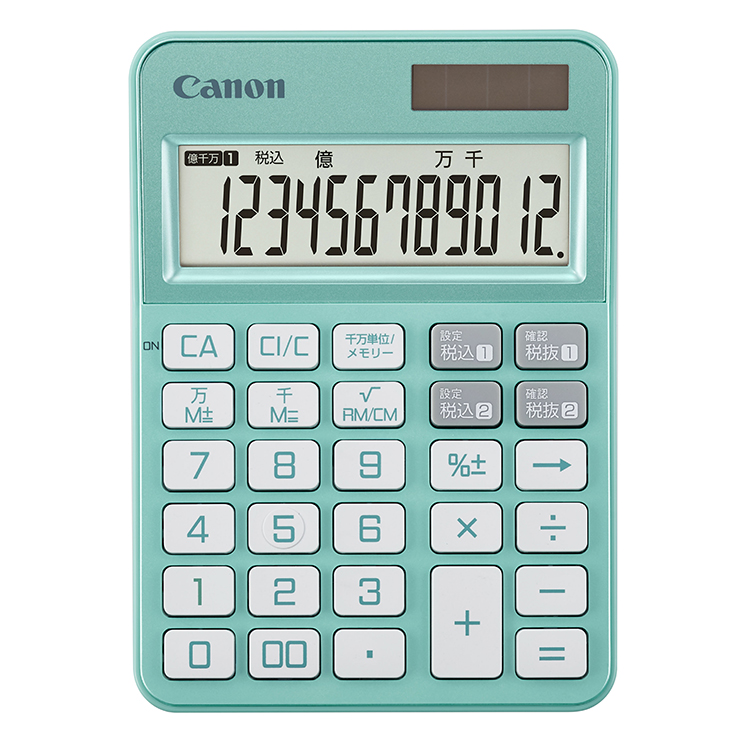 Canon(キヤノン)カラフル電卓 ミニ卓上 ミントグリーン ミントグリーン