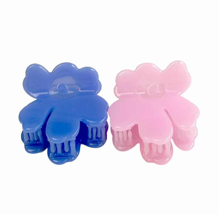 【marimekko】マリメッコ ヘアークリップ Nano Unikko Hair Clip ピンク×ブルー ピンク×ブルー