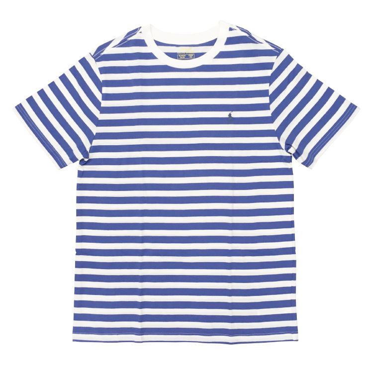 【POLO RALPH LAUREN/ポロラルフローレン】ボーダー半袖Tシャツ ブルー ボーイズXL ブルー XL