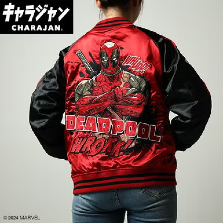 【キャラジャン】スカジャン デッドプール デッドプール/スプラッシュ L デッドプール/スプラッシュ L