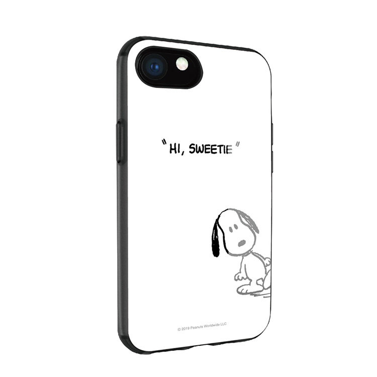 Snoopy スヌーピー ピーナッツ Iiiifi Iphone8 7 6s 6 対応ケース ｽﾇｰﾋﾟｰ ビジター表示商品 ファンビ寺内ネットストア