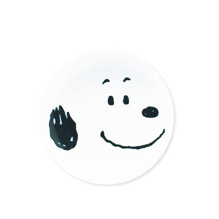 Snoopy スヌーピー Peanuts ピーナッツ フェイス プチ小皿 ｽﾇｰﾋﾟｰ ビジター表示商品 ファンビ寺内ネットストア