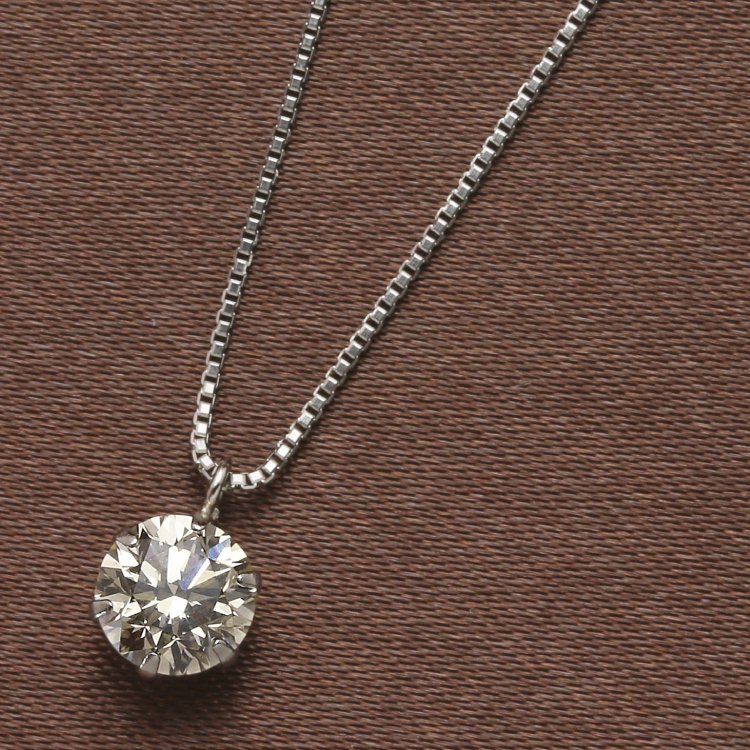 プラチナ ダイヤモンドネックレス 0 3ct ビジター表示商品 ファンビ寺内ネットストア