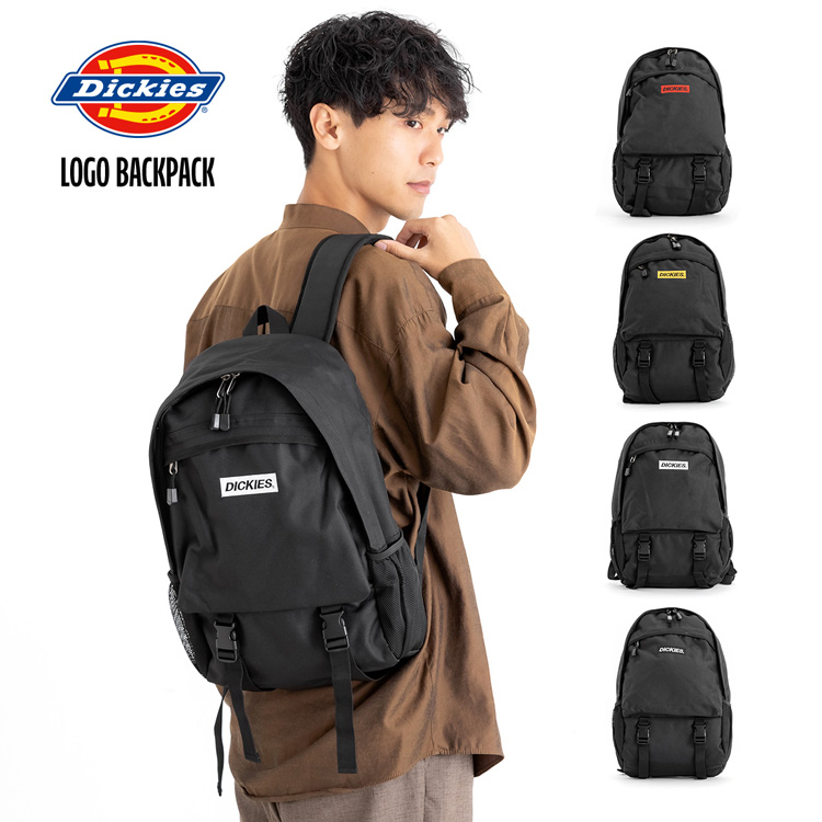 Dickies ディッキーズ ロゴバックパック ブラック ホワイト ブラック ホワイト ビジター表示商品 ファンビ寺内ネットストア