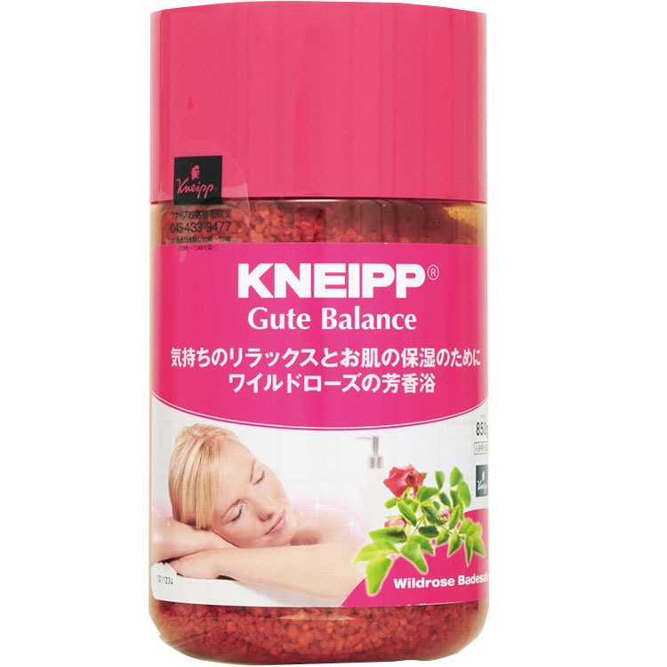 クナイプ グーテバランス バスソルト ワイルドローズ 850g 850g ビジター表示商品 ファンビ寺内ネットストア